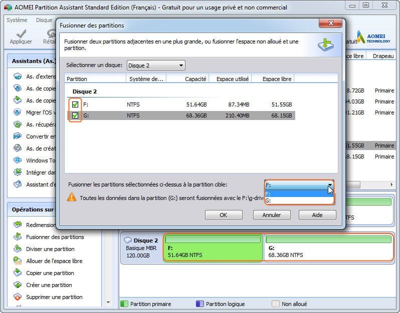Tutoriel Pour Fusionner Des Partitions D Un Meme Disque Dur